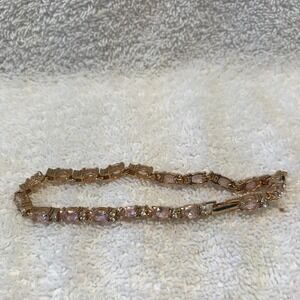 Avon Vintage Birthstone Tennis Bracelet - October - 7 inch with 1 inch extender